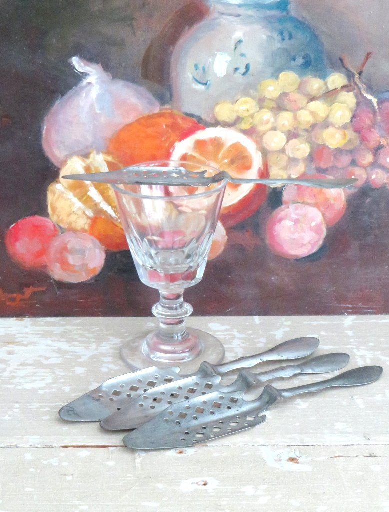Antieke Franse Absinthe lepel, Ophalen of Verzenden