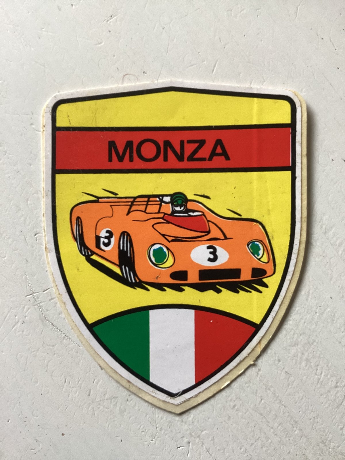 Sticker Monza (racecircuit Italië), Verzenden, Zo goed als nieuw, Sport