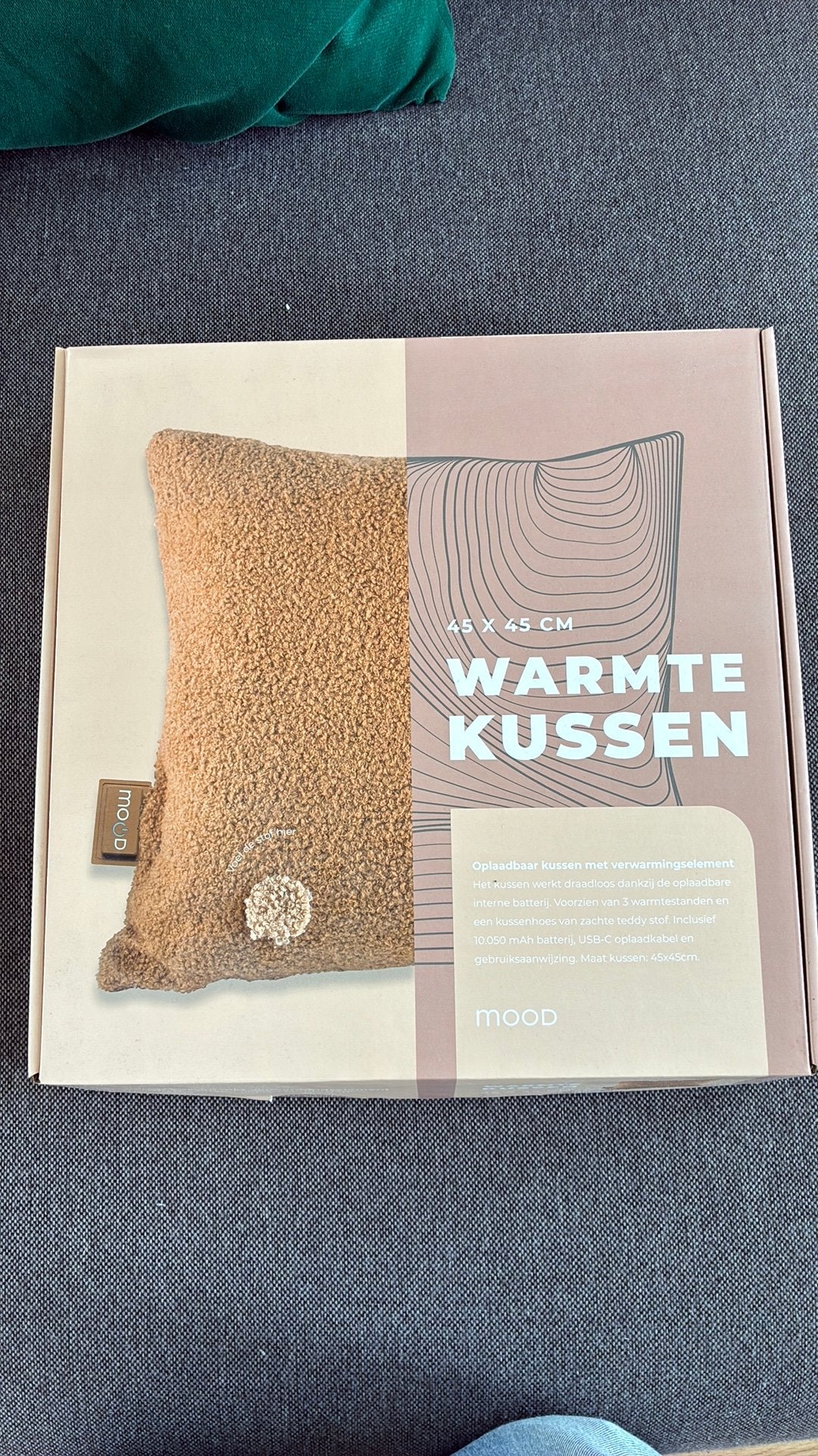 Mood warmte kussen, Huis en Inrichting, Ophalen of Verzenden, Zo goed als nieuw, Wit