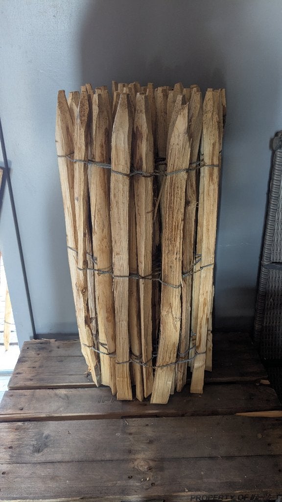 Frans premium schapenhek kastanje - NIEUW - lengte 5 meter, Tuin en Terras, Tuinhekken en Hekwerk, Ophalen, Nieuw, Hout, Tuinhek