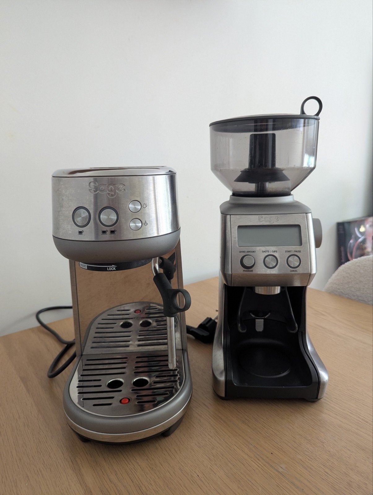 Sage Bambino en Sage Smart Grinder, Ophalen, Zo goed als nieuw, Combi, 2 tot 4 kopjes