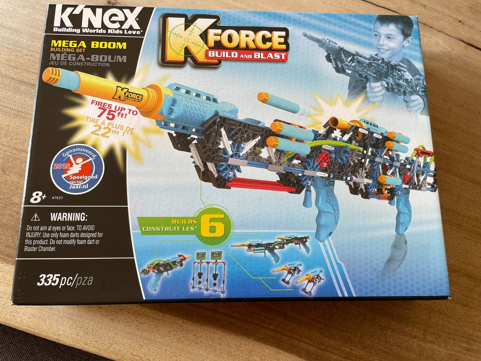 K’nex Kforce mega boom set (47527), Kinderen en Baby's, Ophalen of Verzenden, Zo goed als nieuw, K'nex