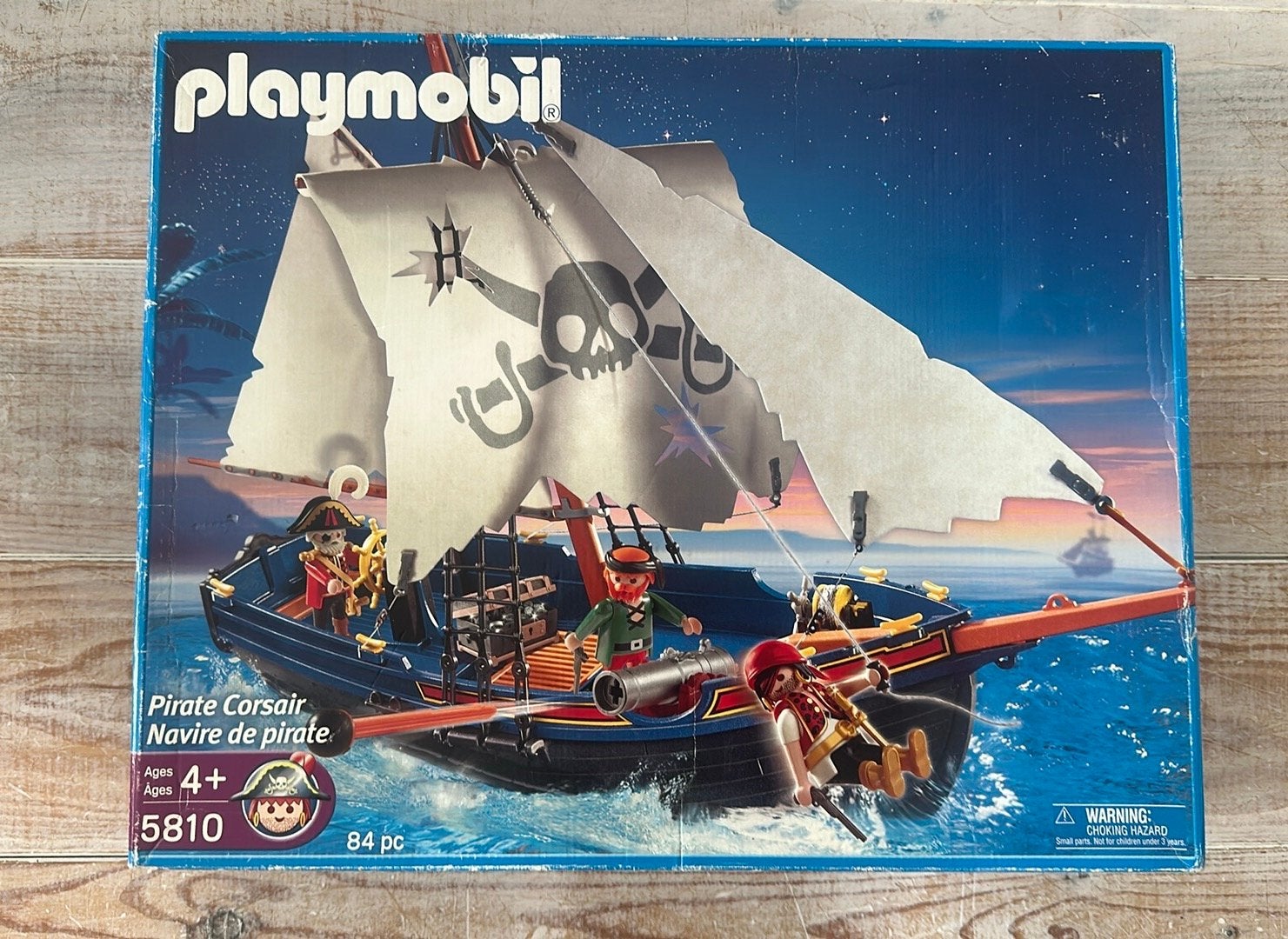 Playmobil Blauwbaard piratenschip - 5810, Pirates, Complete set, Ophalen of Verzenden, Zo goed als nieuw