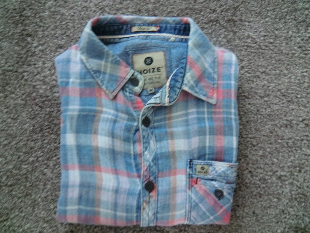 Hemd Noize, Kleding | Heren, Verzenden, Zo goed als nieuw, Blauw, Halswijdte 39/40 (M)