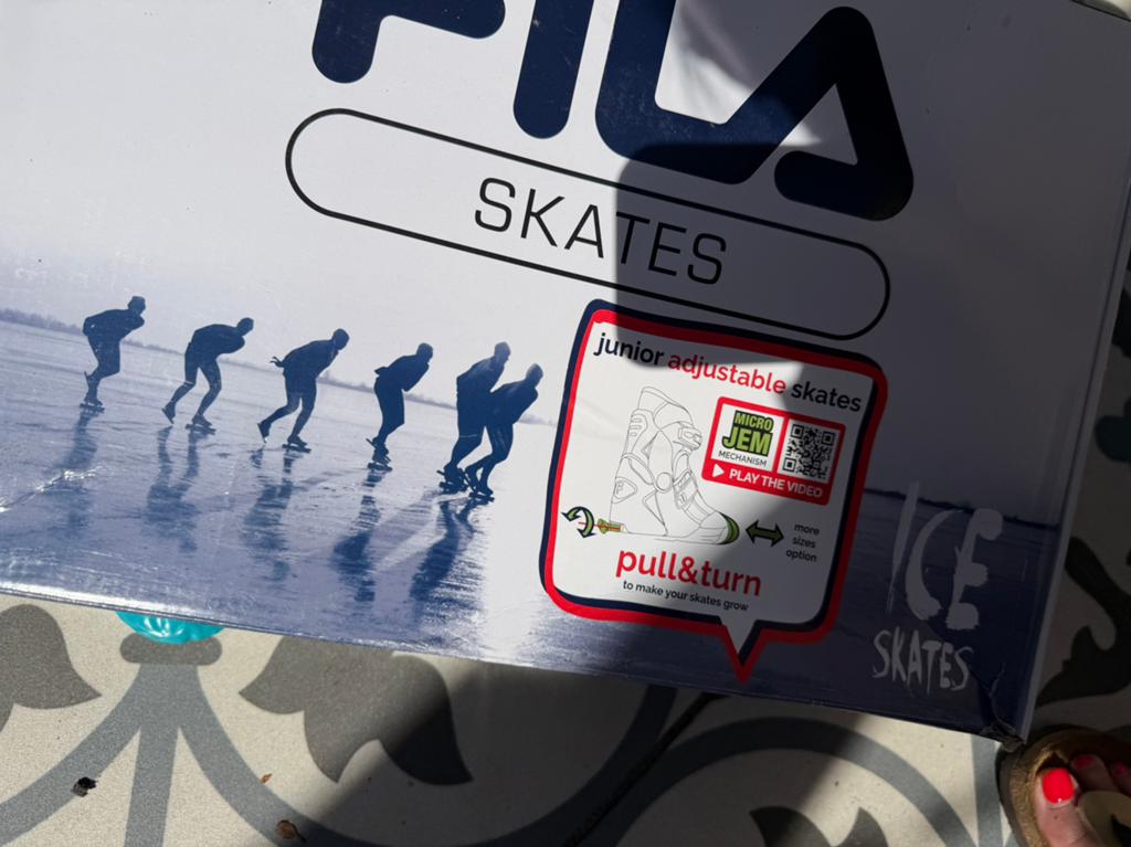 FILA junior schaatsen verstelbaar ( 32–35) – nieuw in doos, Ophalen of Verzenden, Nieuw, IJshockeyschaatsen, Overige merken