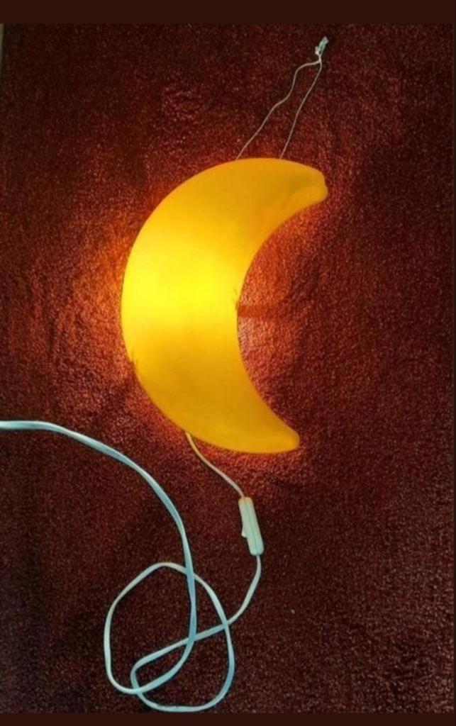 IKEA SMILA MÅNE wandlamp - Gele maanlamp, Ophalen of Verzenden, Gebruikt, Kinderkamer, speels, modern