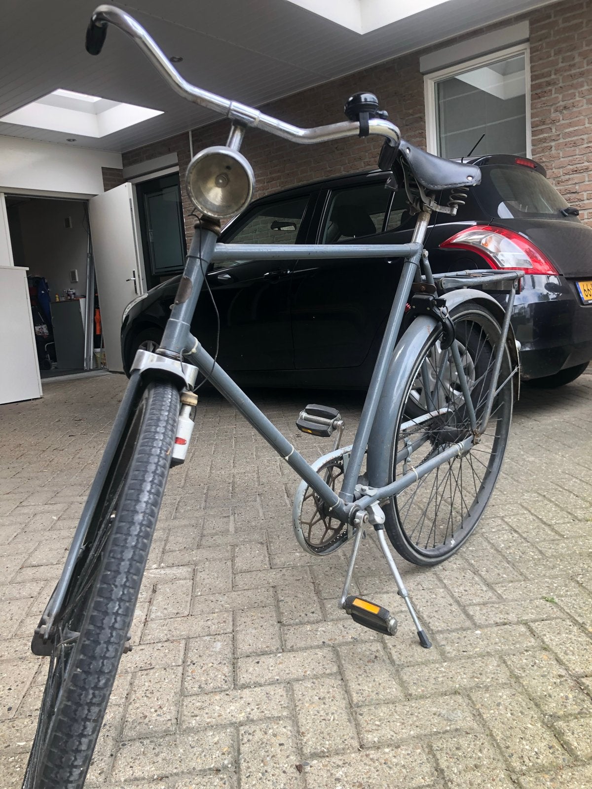 Vintage Cyrus Venlo herenfiets - Klassieke fiets, Terugtraprem, Gebruikt, 57 tot 61 cm, Ophalen