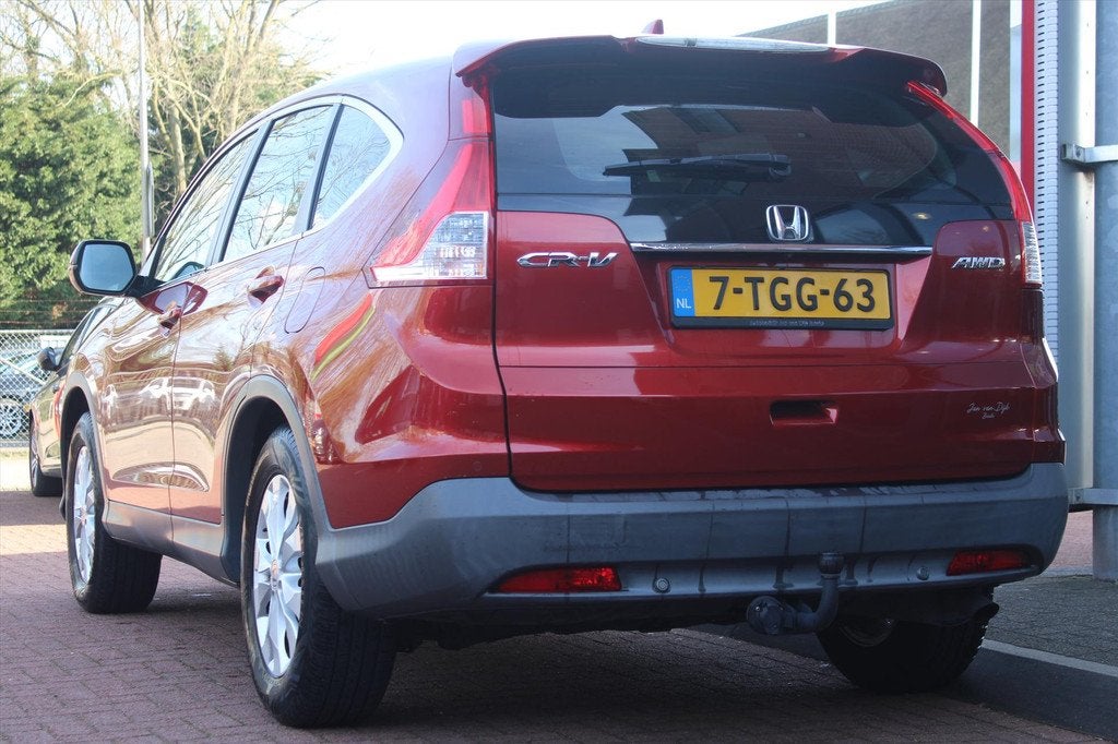 HONDA CR-V 2.0 AWD *Elegance* | Trekhaak | Camera | Cruise &, Auto's, Honda, Euro 5, Stof, Gebruikt, Zwart