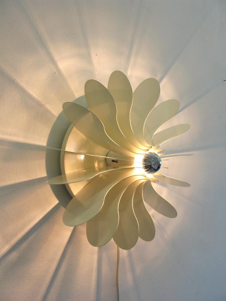 Vintage RAAK Bolide plafondlamp wandlamp, Huis en Inrichting, Lampen | Wandlampen, Ophalen of Verzenden, Gebruikt, Vintage design Space Age Mid Century Pop Art