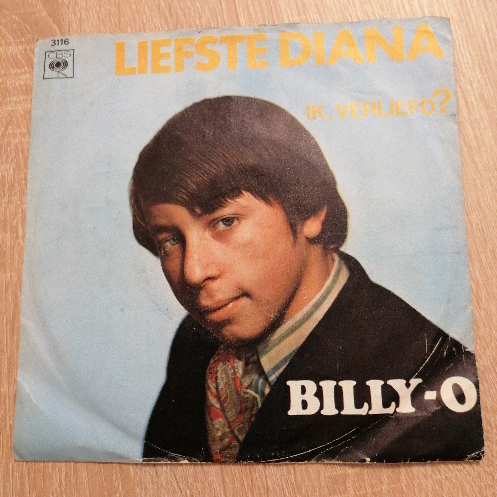 Billy o/liefste diana, Ophalen of Verzenden, Gebruikt, Overige formaten, Levenslied of Smartlap
