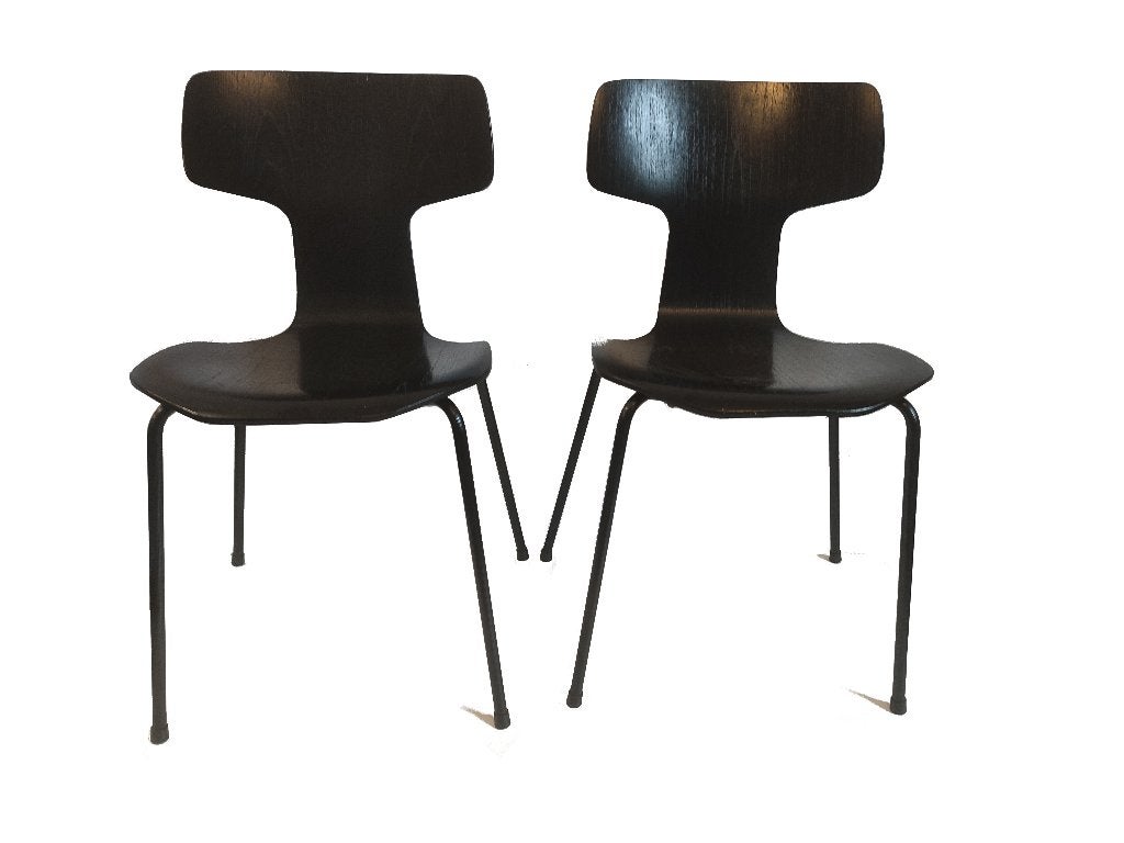 Schitterende vintage Arne Jacobsen Hammer stoel Fritz Hansen, Huis en Inrichting, Stoelen, Ophalen, Gebruikt, Twee, Hout