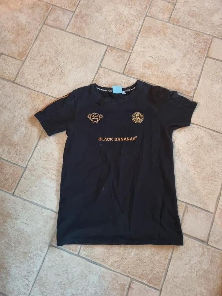 Nieuwstaat zwart black bananas t' shirt 176, Ophalen of Verzenden, Zo goed als nieuw, Shirt of Longsleeve, Jongen