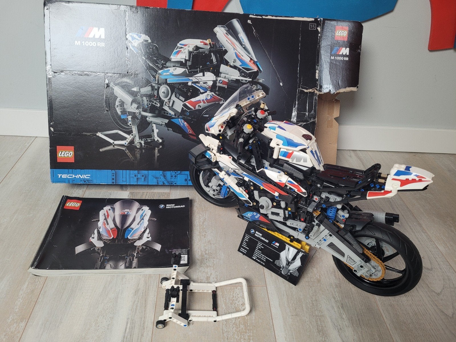 Lego Technic BMW M 1000 RR (42130), Inclusief instructies, Gebruikt, Lego, Ophalen of Verzenden
