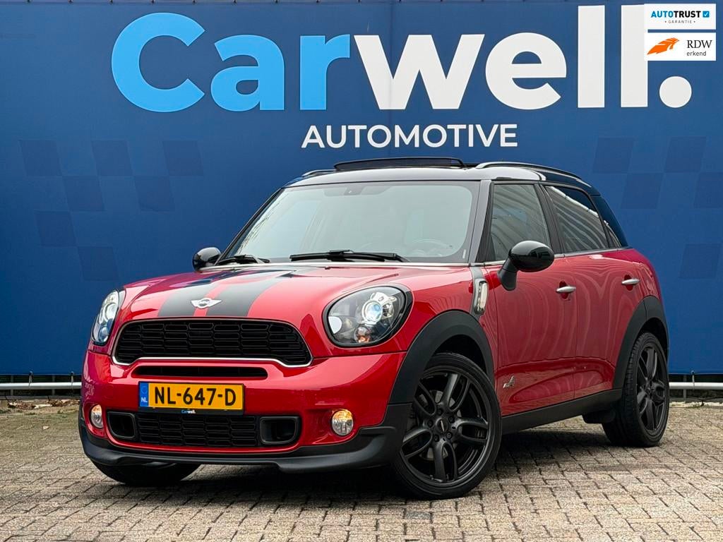 Mini Mini Countryman 1.6 John Cooper S ALL4 1e Eigenaar|Navi, Auto's, Euro 5, 1380 kg, Gebruikt, Zwart