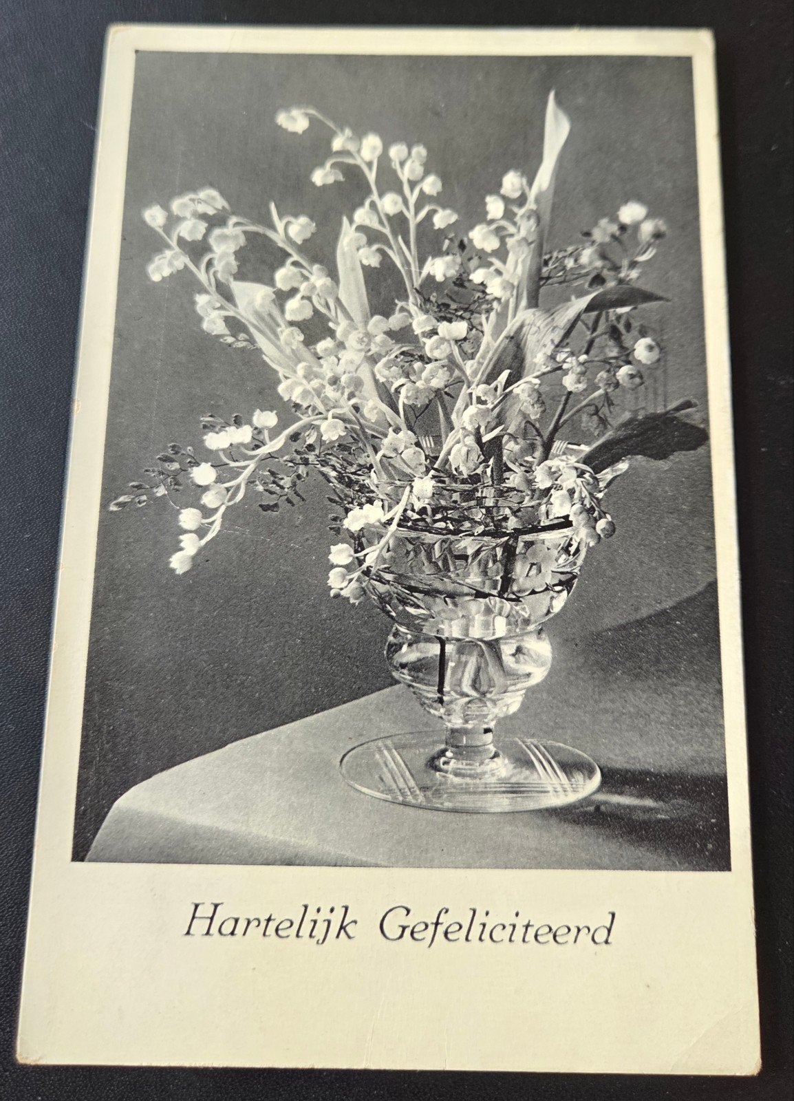 Lelietjes-van-dalen, Hartelijk Gefeliciteerd, Verzenden, 1920 tot 1940, Gelopen, Overige thema's