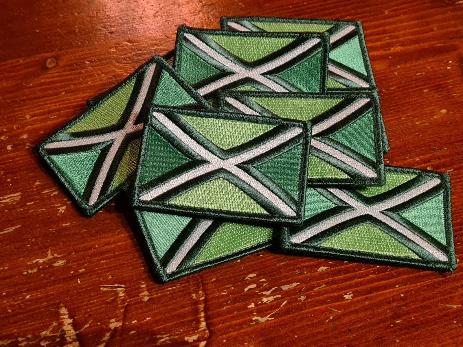 Achterhoekse vlag velcro patch 7,5x5 cm., Ophalen, Nieuw