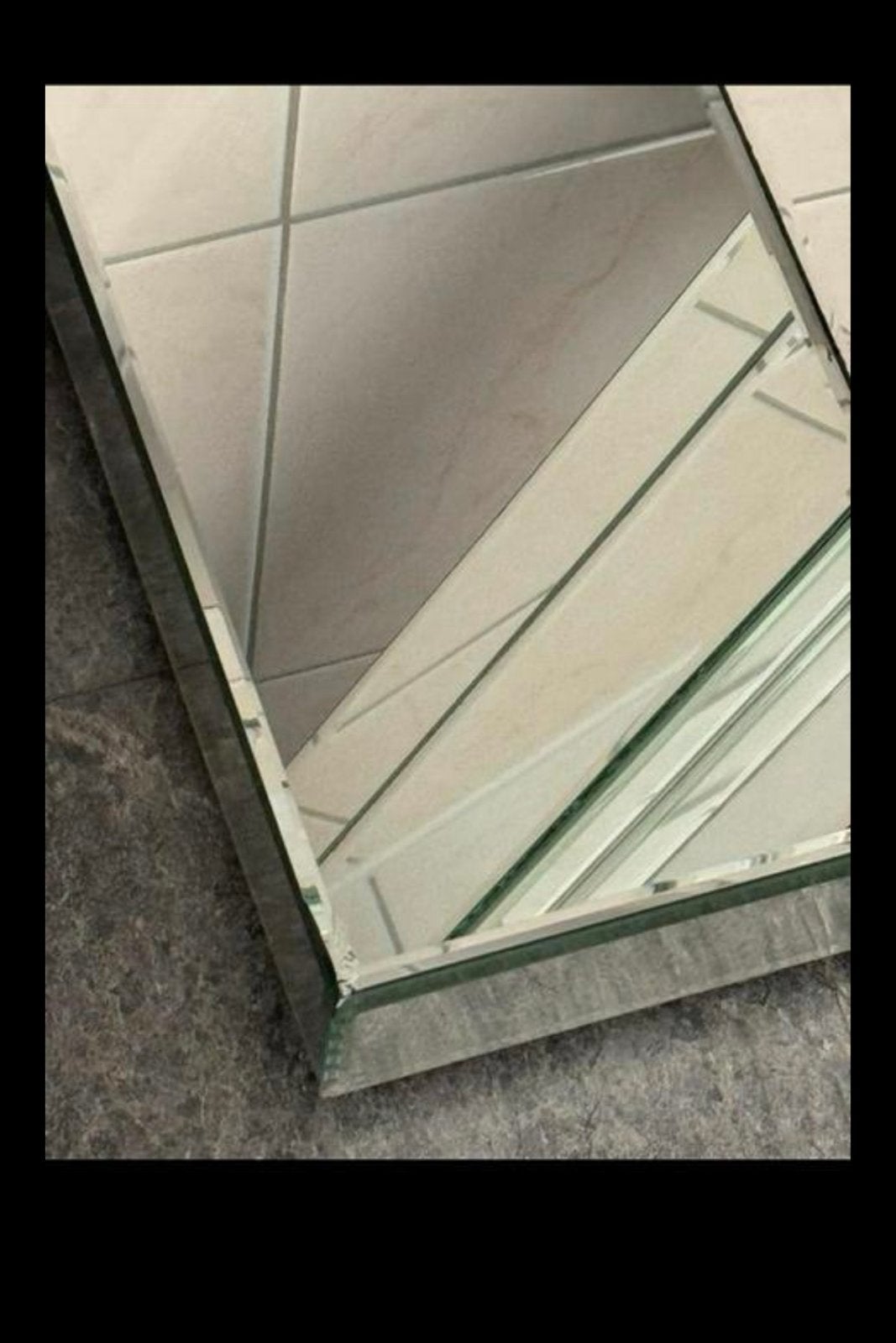 Spiegel en sidetable set met lichte gebruiksporen, Ophalen, Gebruikt, Overige vormen