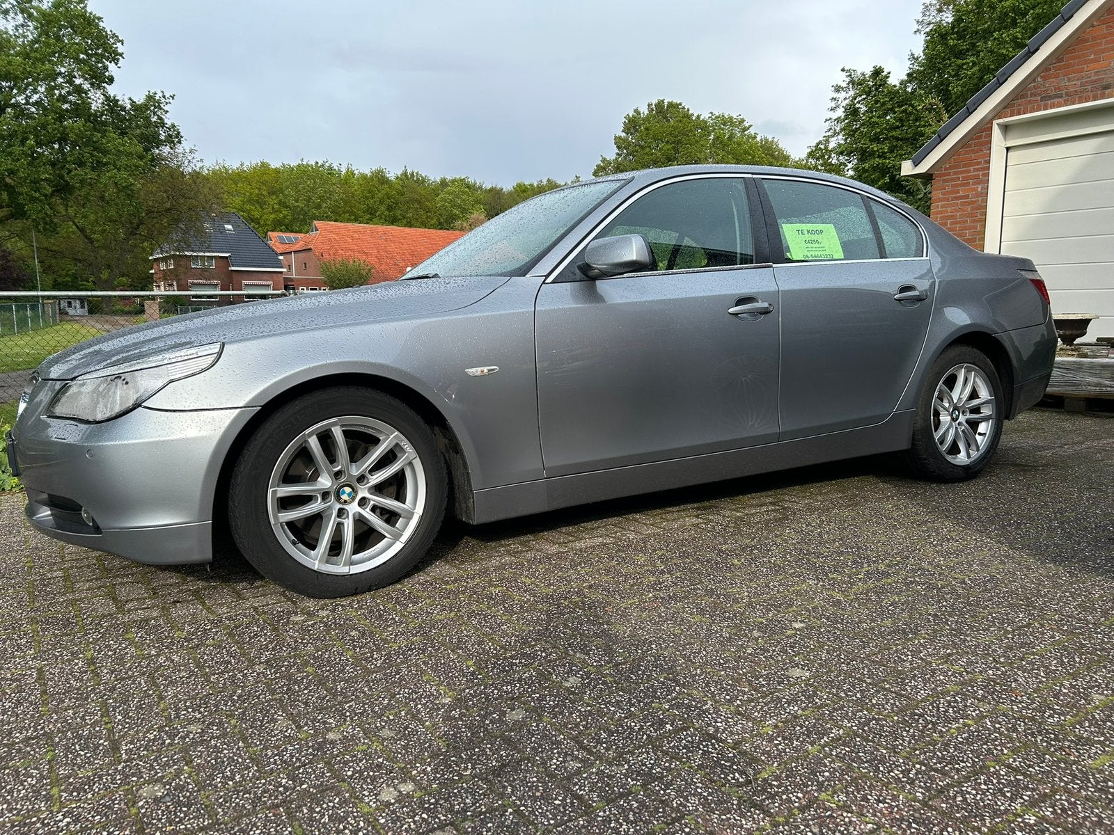 BMW 5-Serie 2.2 I 520 AUT 2004 Grijs, 4 cilinders, Bedrijf, Grijs, 170 pk