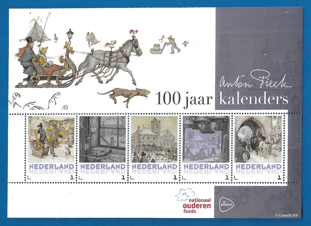 Pers. Postzegels Nat.Ouderenfonds 2013 - Anton Pieck  (a), Verzenden, Na 1940, Postfris