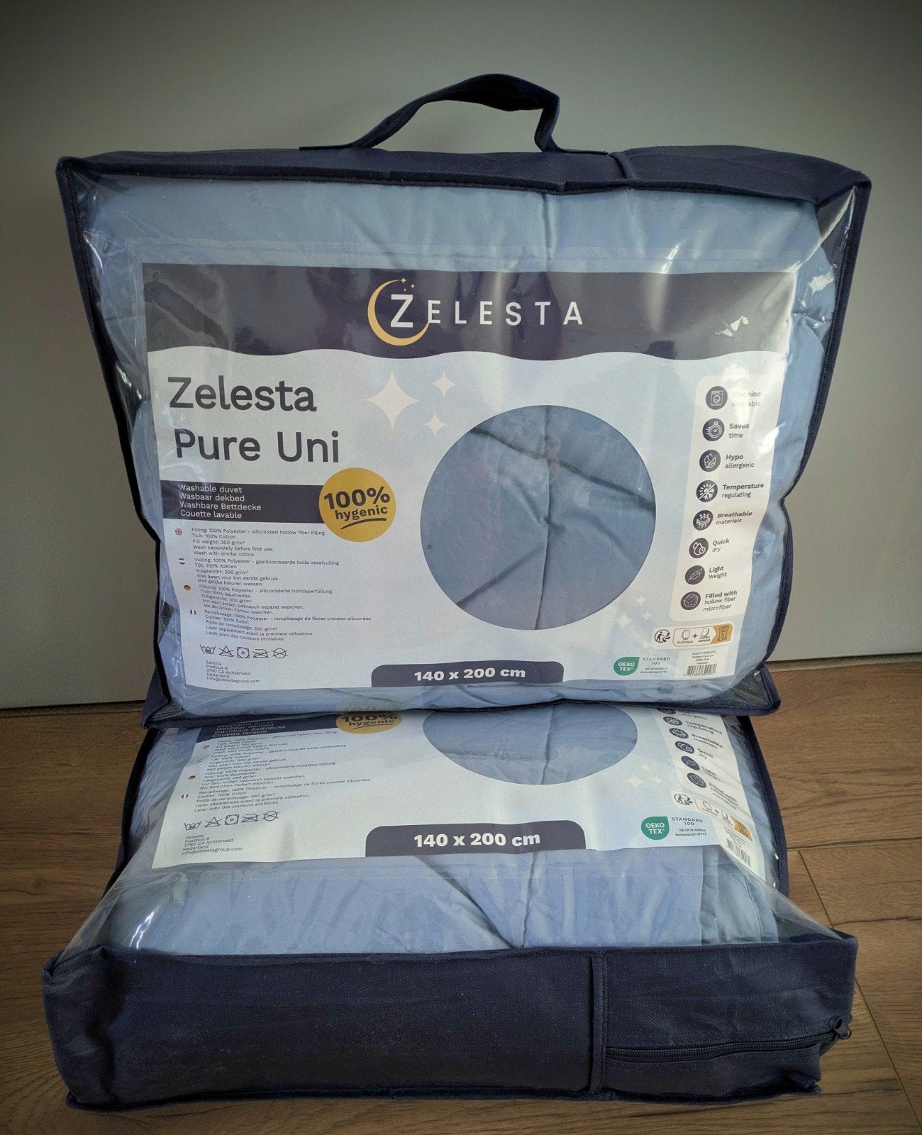 Wasbare dekbedden. Geen hoes nodig., Ophalen, Eenpersoons, Blauw, Deken of Dekbed