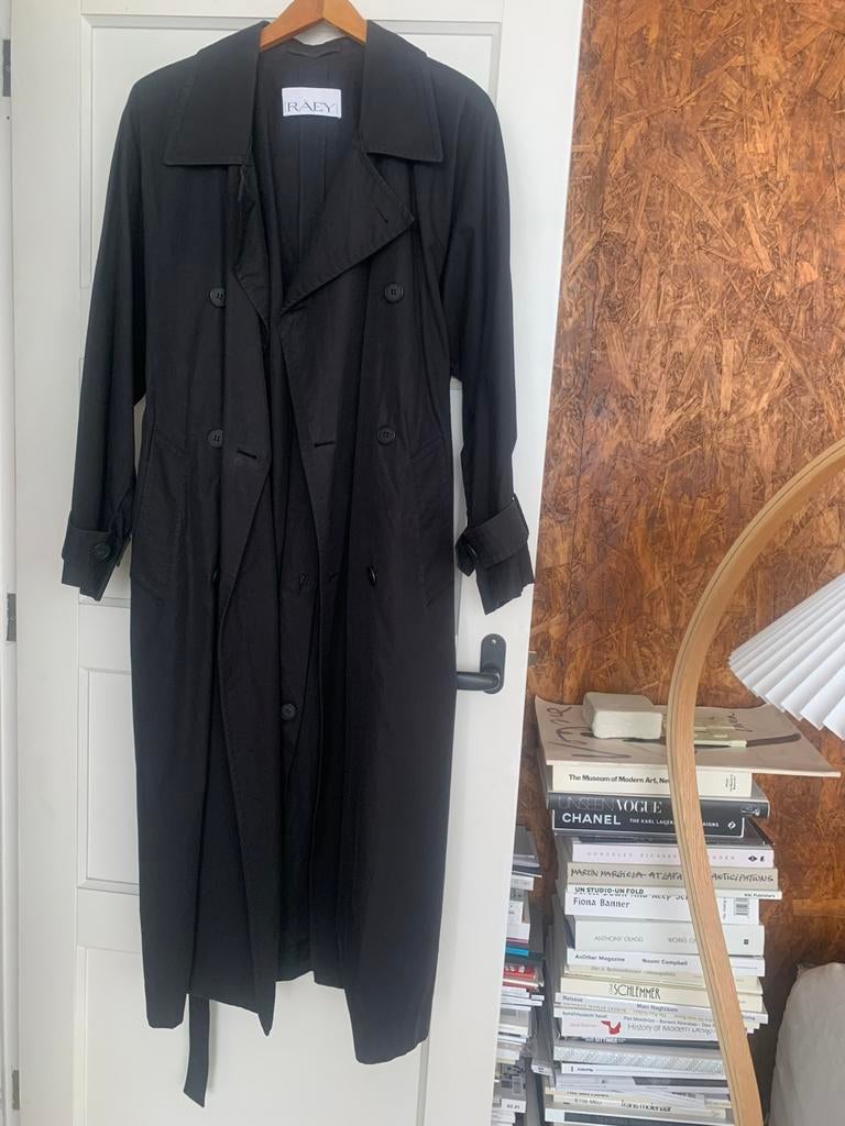 RAEY Trendcoat 36/38, Ophalen of Verzenden, Zo goed als nieuw, Maat 36 (S), Zwart
