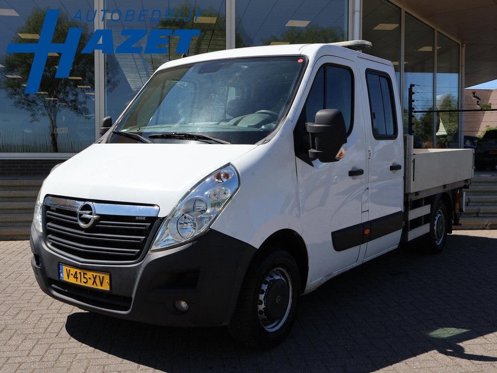 Opel Movano 2.3 CDTI BITURBO 145 PK HIAB 017T LAADKRAAN OPEN, Auto's, Opel, Voorwielaandrijving, 145 pk, Stof, Gebruikt