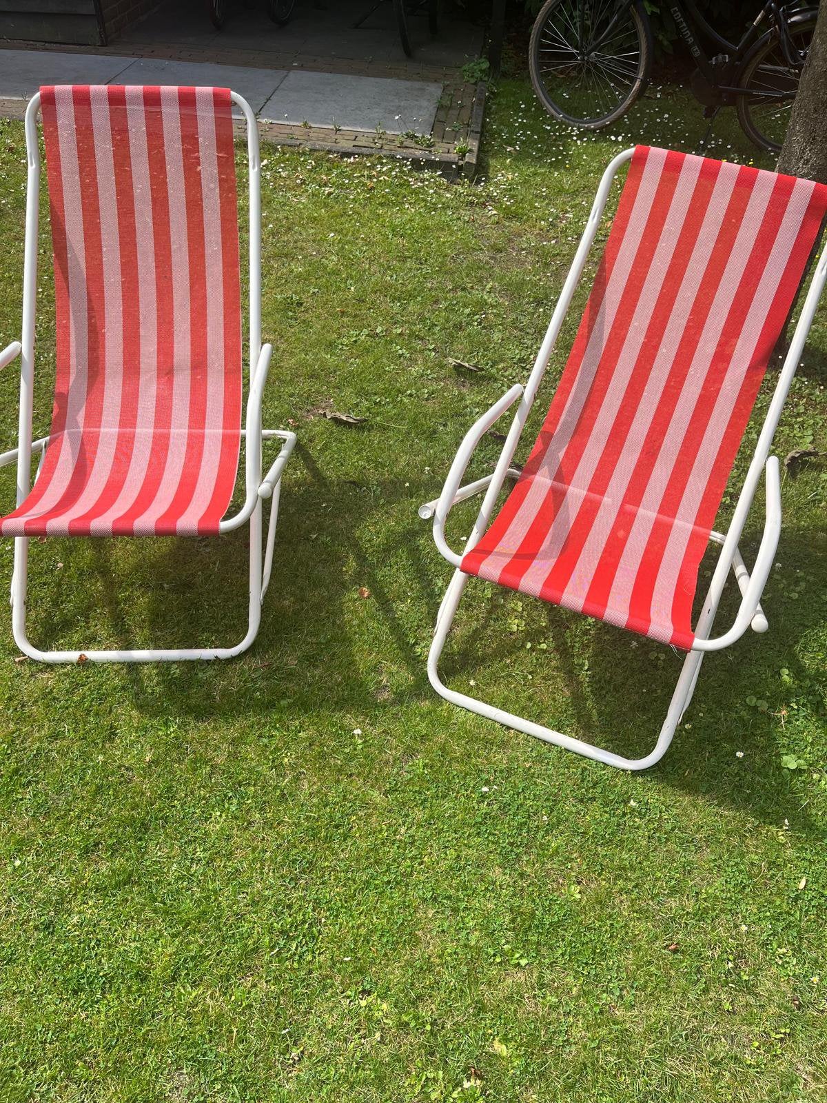 Leuke stoelen, Tuin en Terras, Ophalen, Zo goed als nieuw, Inklapbaar