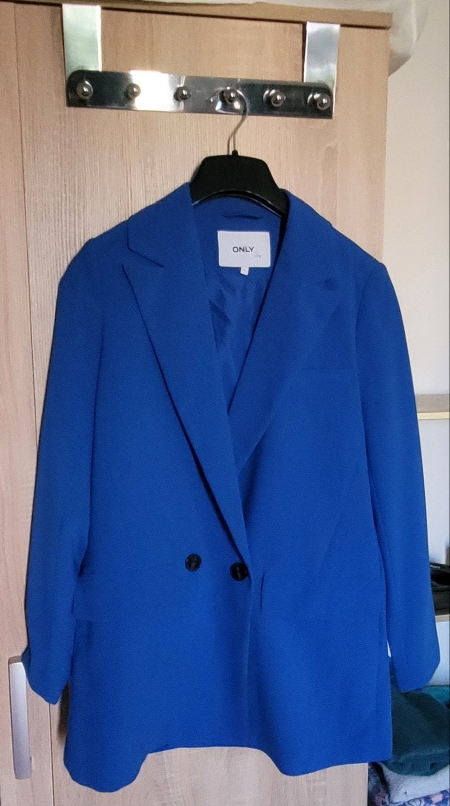 Kobaltblauwe oversized blazer van Only maat S, Kleding | Dames, Only, Blauw, Ophalen of Verzenden, Zo goed als nieuw