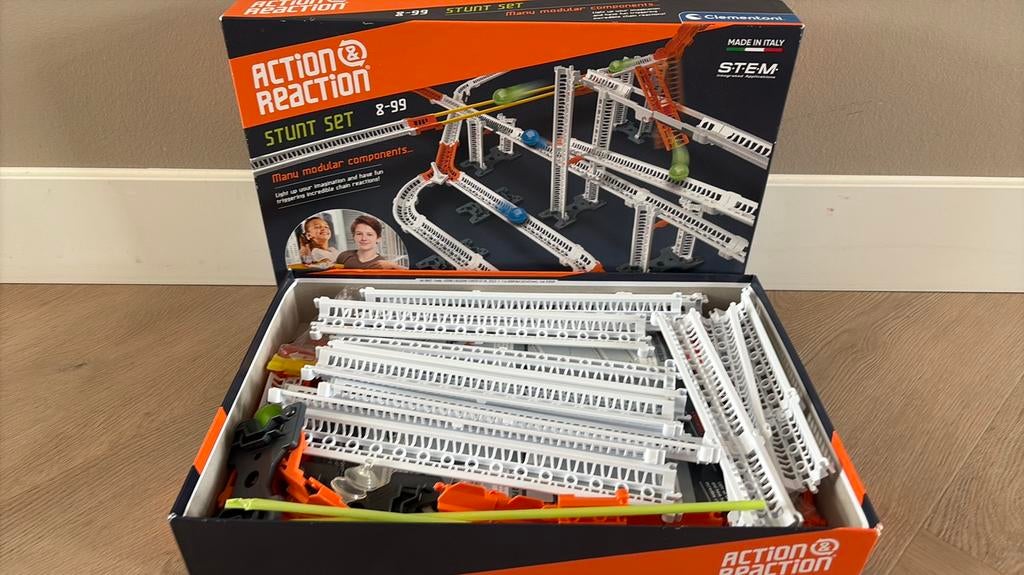 Action Reaction stunt set knikkerbaan, Ophalen, Nieuw