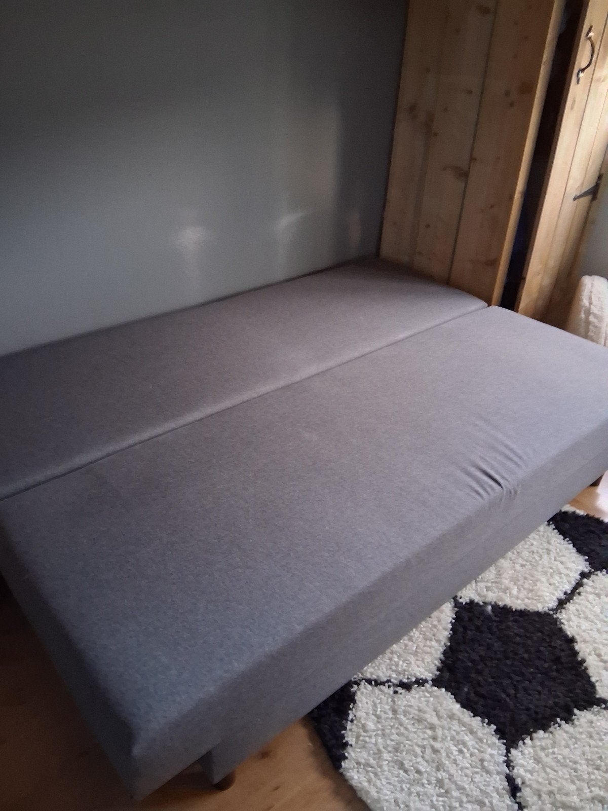 bedbank Ikea Alvdalen, Huis en Inrichting, Ophalen, Tweepersoons, 190 cm of minder, Zo goed als nieuw