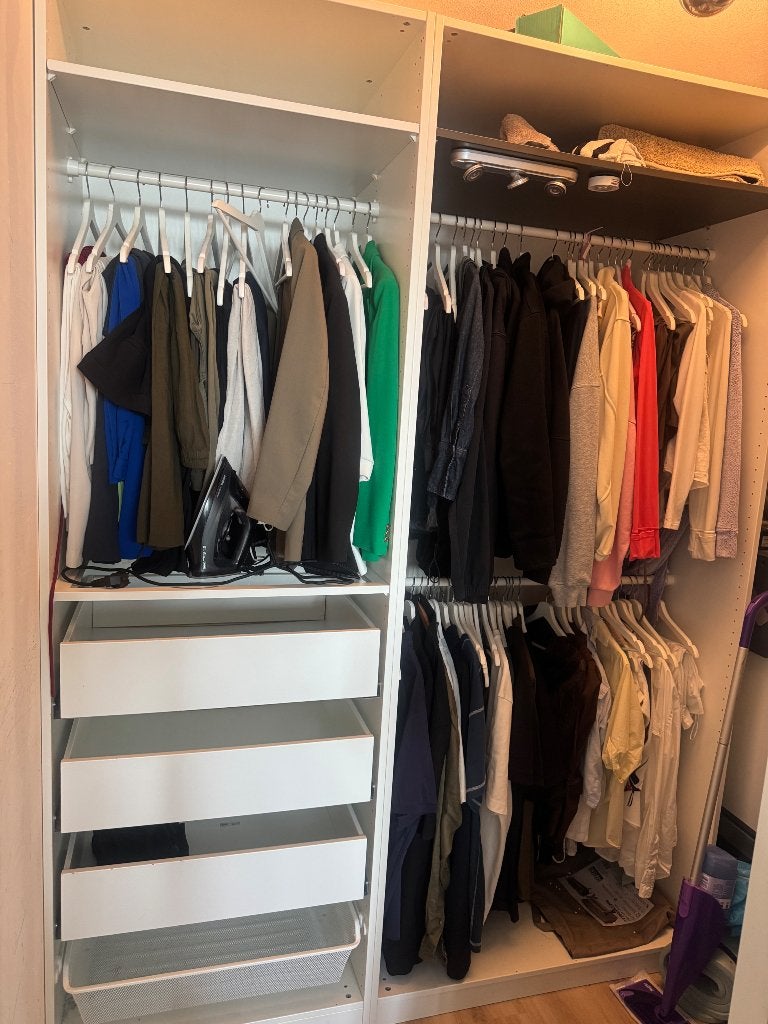 Ikea witte Pax Kast, Ophalen, Met lade(s), Gebruikt, 200 cm of meer