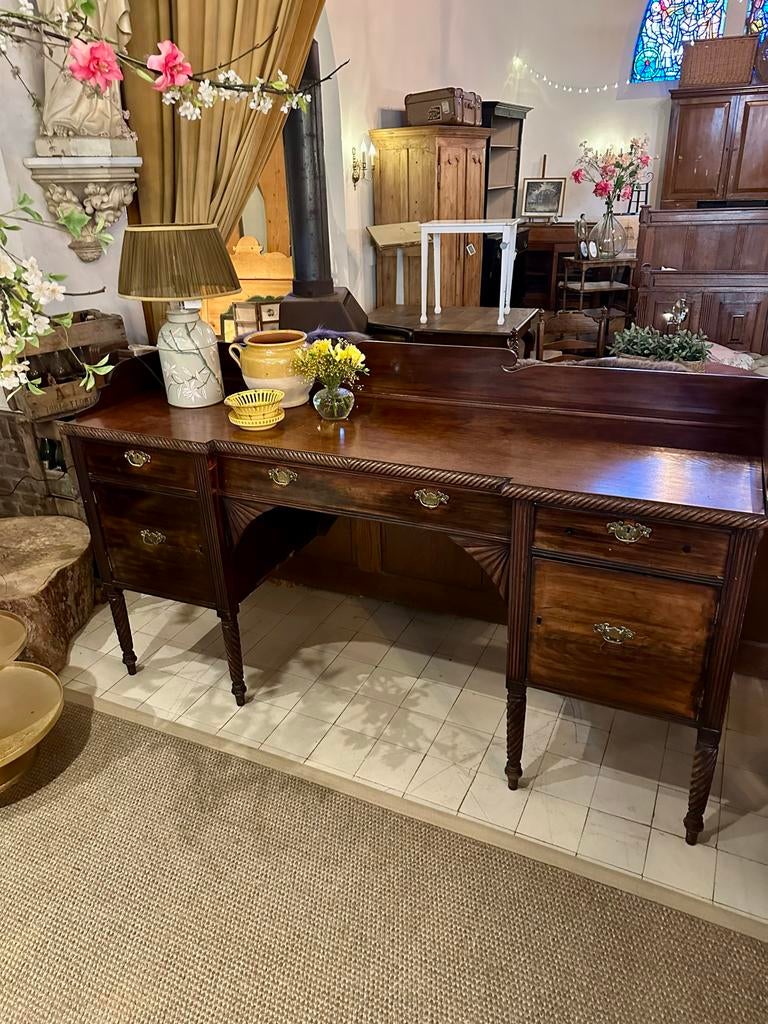 Engels sideboard dressoir sheratonstijl 1900/1925, Ophalen