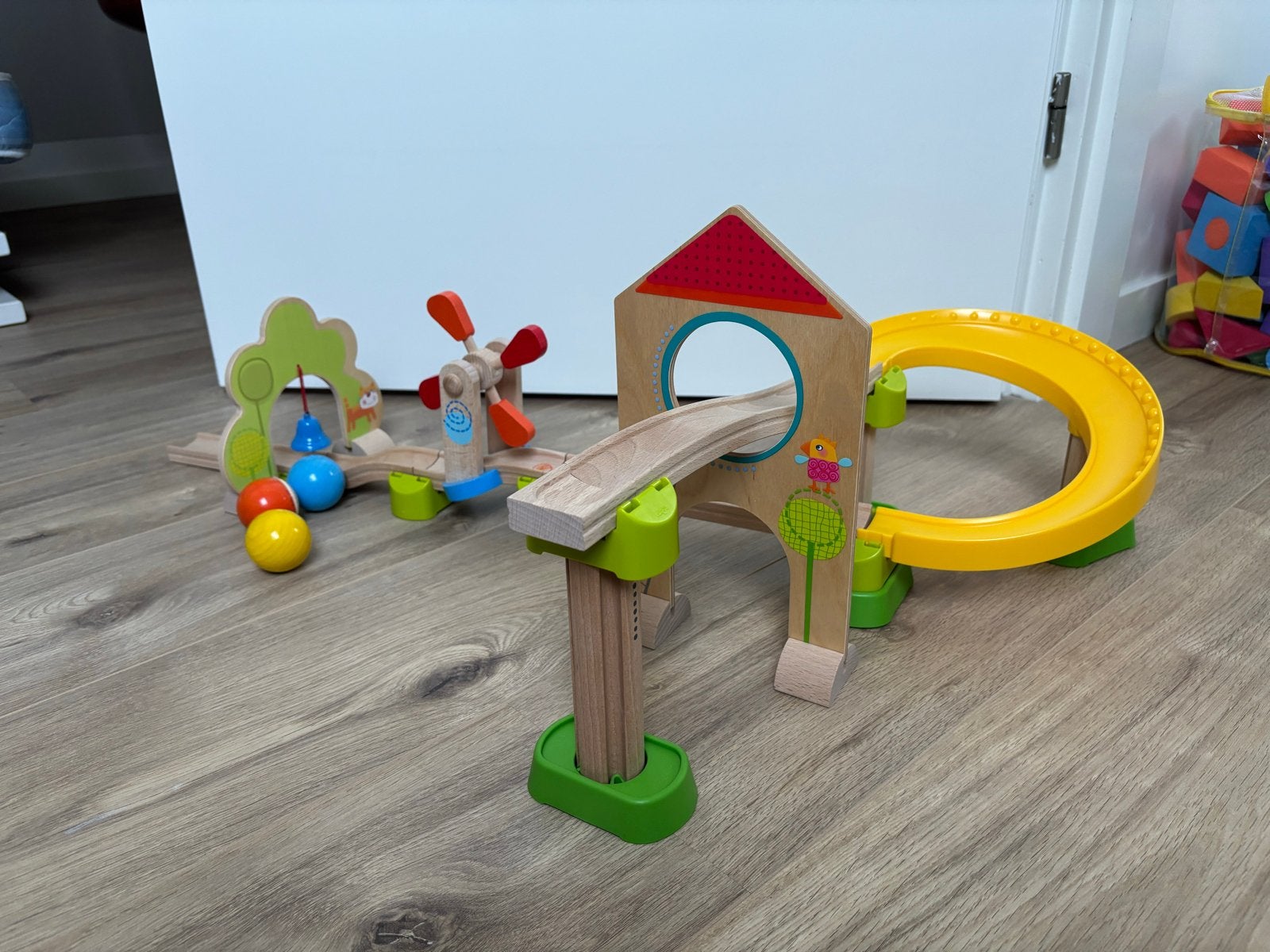 Haba Houten knikkerbaan, Ophalen, Gebruikt, Jongen of Meisje