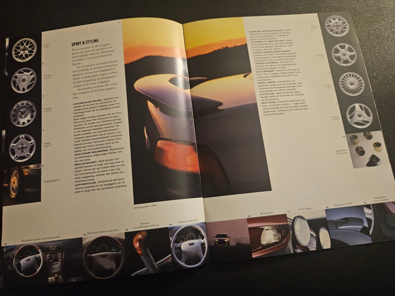 Brochure Volvo S40 & V40 accessoires 1998, Ophalen of Verzenden, Zo goed als nieuw, Volvo