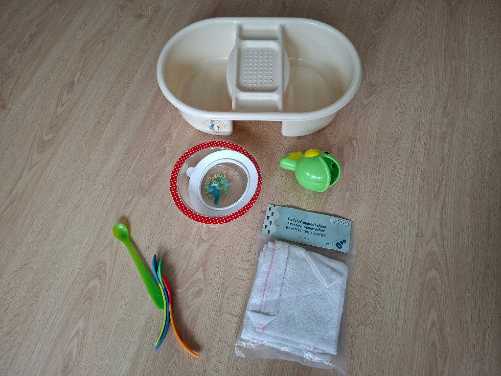 Diverse babyspulletjes zoals bord  slab  zeepbak, Ophalen of Verzenden, Zo goed als nieuw, Overige typen