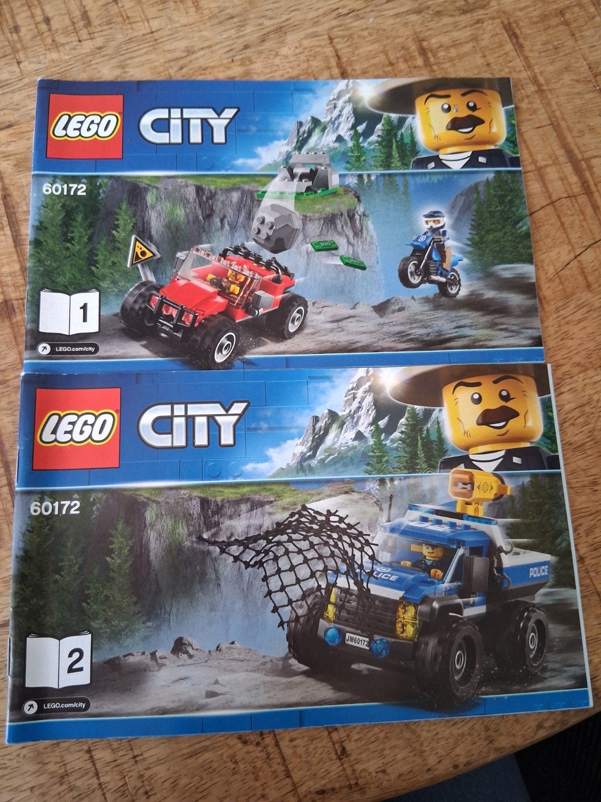 LEGO City 60172 Handleidingen (Deel 1 & 2), Ophalen of Verzenden, Gebruikt, Overige merken