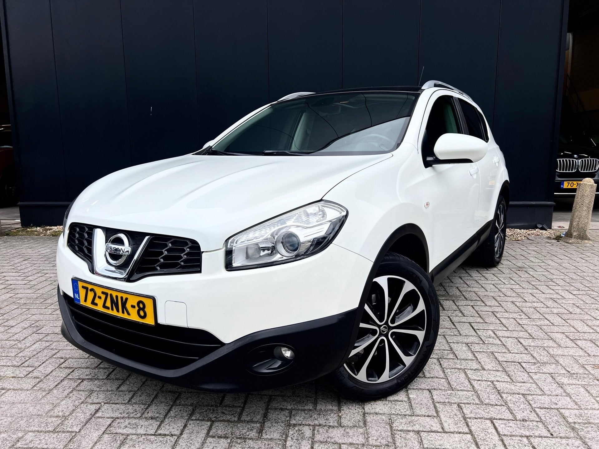 Nissan Qashqai 1.6 '13 Panodak/19'Lm/Navi/Org 104dkm!, Voorwielaandrijving, Euro 5, Gebruikt, Wit
