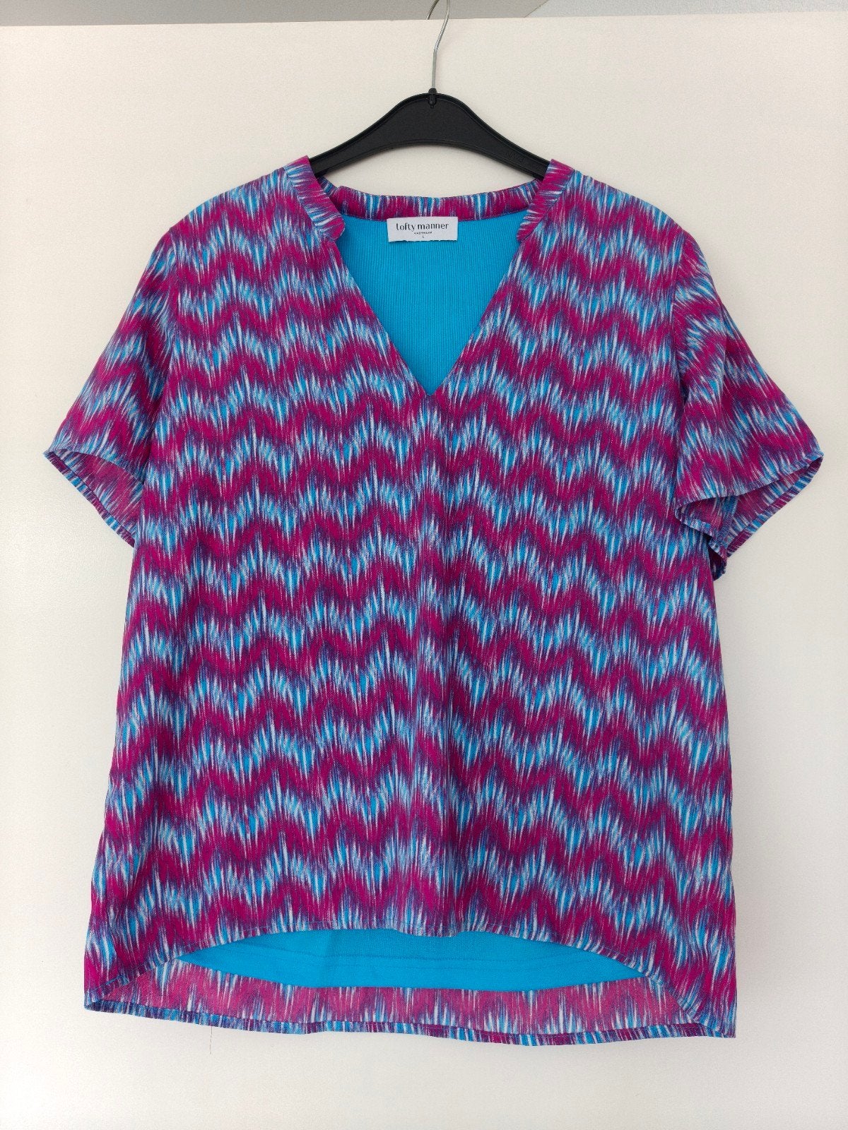 Lofty Manner top met zigzagprint - maat L - Nieuw, Lofty Manner, Maat 42/44 (L), Nieuw, Ophalen of Verzenden