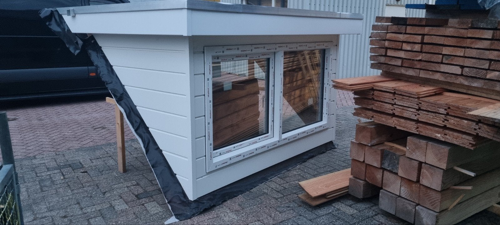 Nieuwe prefab dakkapel - direct leverbaar, Kunststof, 225 cm of meer, Overige typen, Nieuw