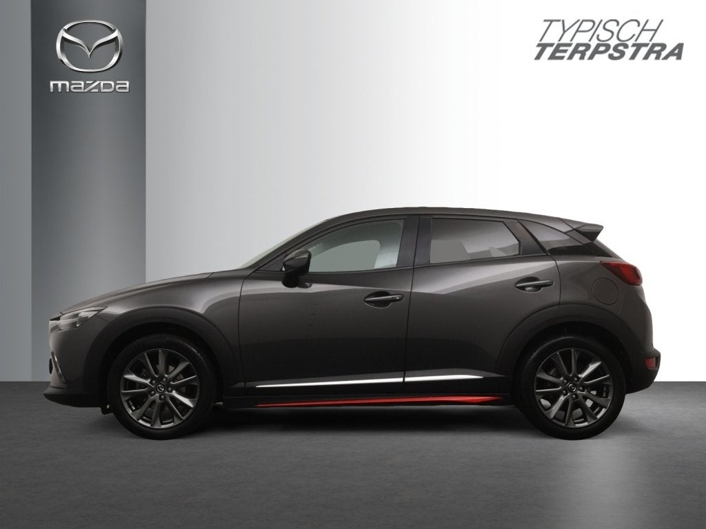 Mazda CX-3 Skyactiv-G 120 GT-Luxury / Leer / Trekhaak, Auto's, Keurmerk '100% Onderhouden', Gebruikt, Euro 6, 4 cilinders