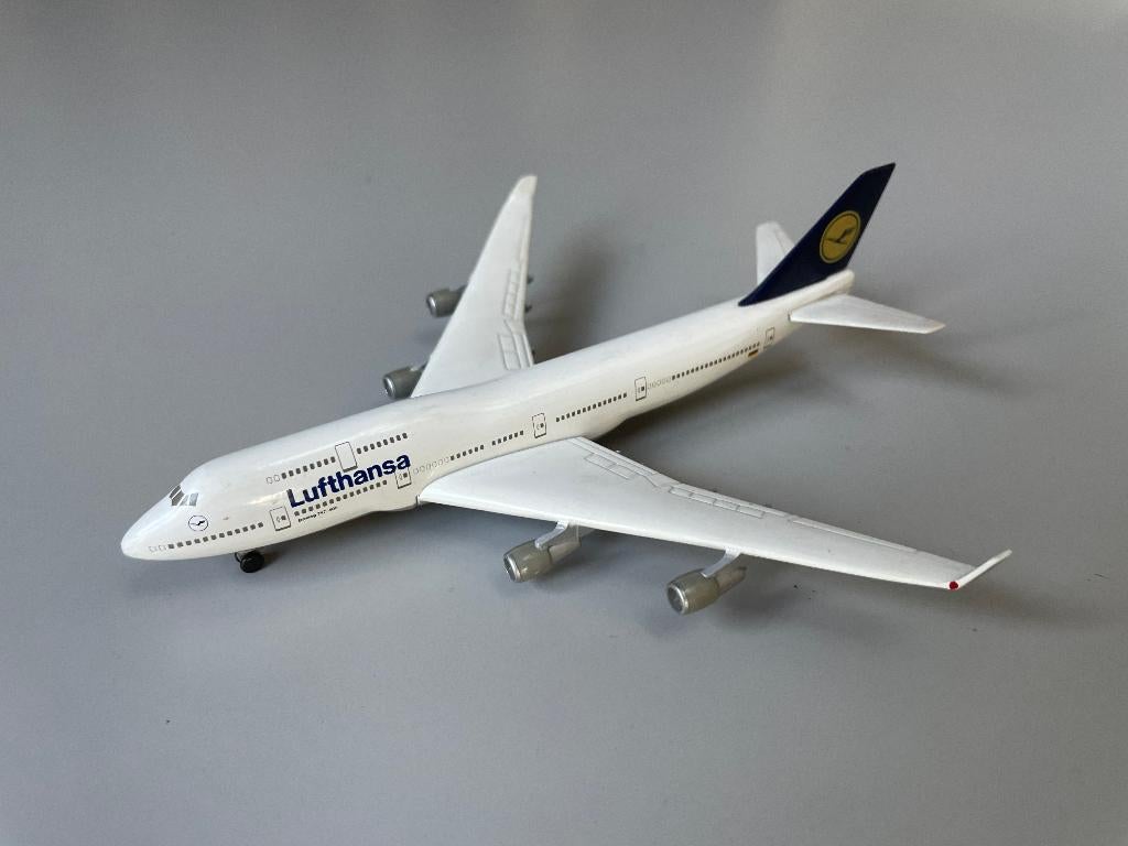Lufthansa Boeing 747-400 Herpa schaal 1:400, Ophalen of Verzenden, Zo goed als nieuw, Schaalmodel