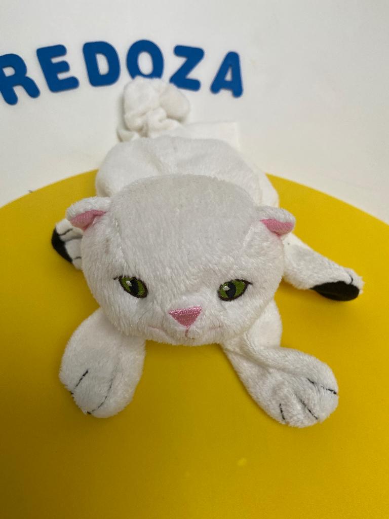 K1407 ikea handpop poes wit, Ophalen of Verzenden, Overige typen