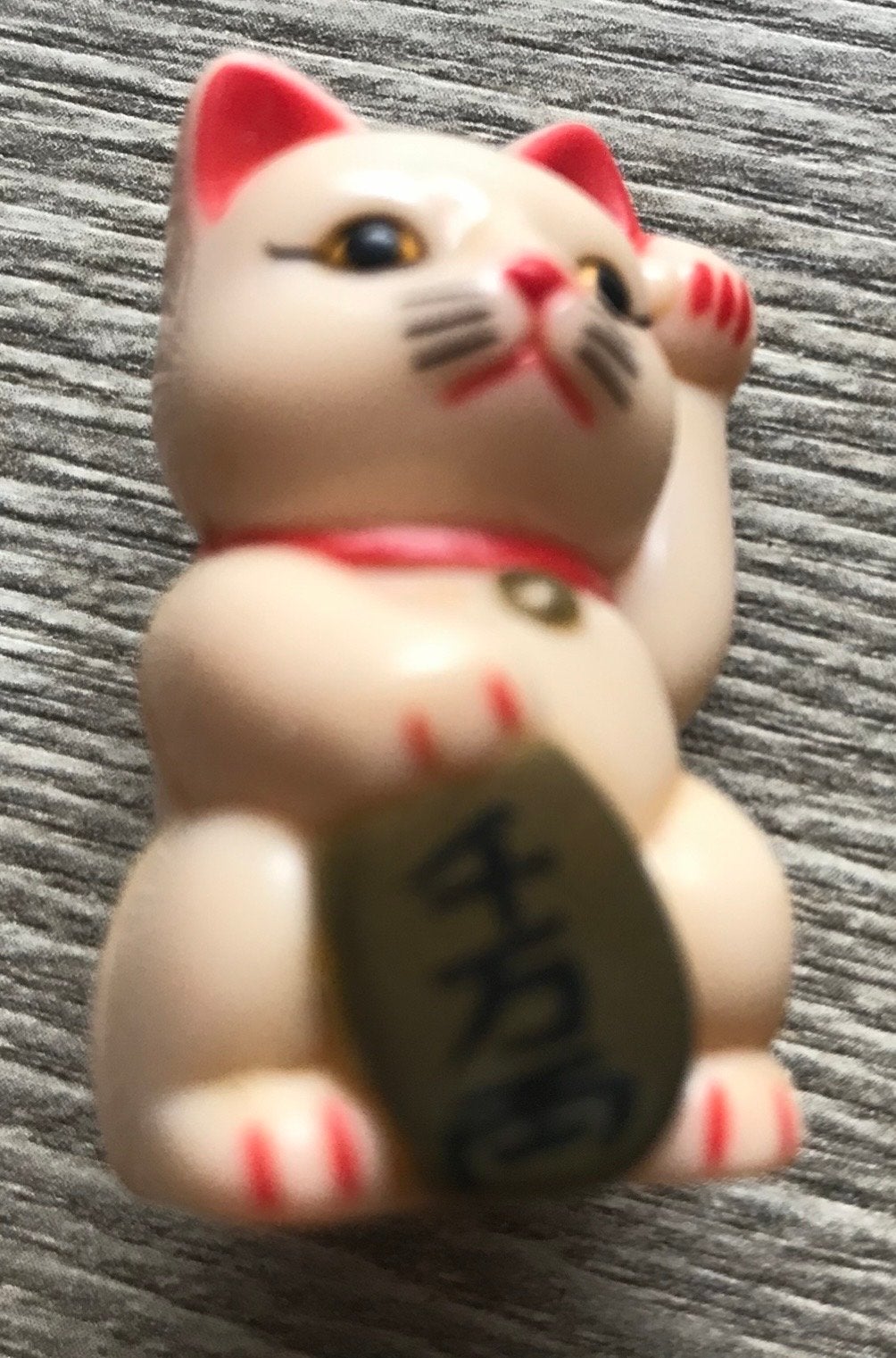 Maneki Neko gelukskatje beeldje, Ophalen, Gebruikt, Hond of Kat, Beeldje of Figuurtje