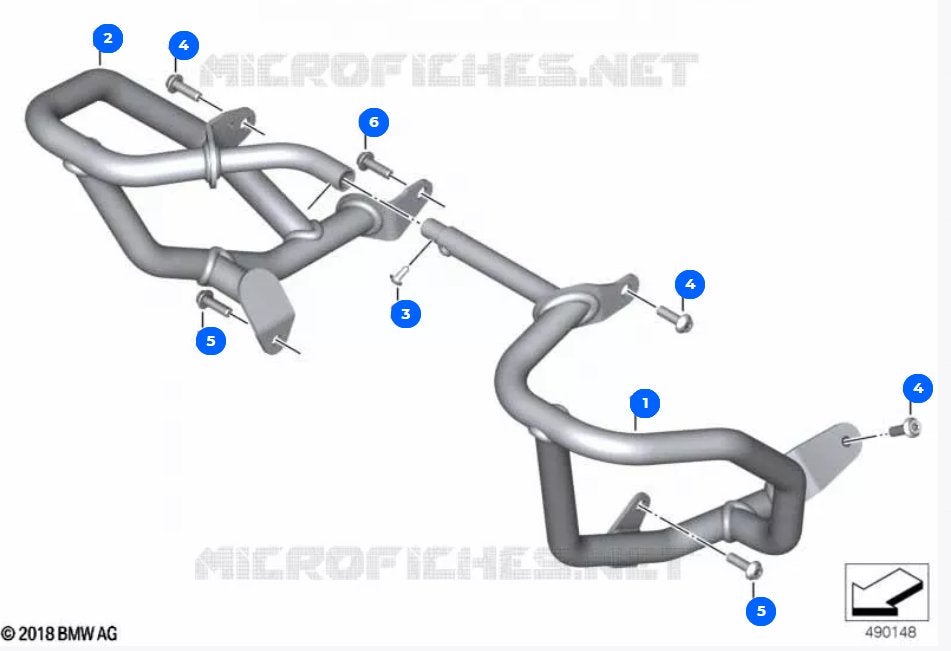 Valbeugels voor BMW F900GS (2025) - Zo goed als nieuw, Motoren, Ophalen of Verzenden, Gebruikt