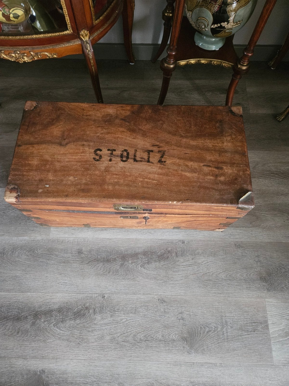 Leger kist, Huis en Inrichting, Woonaccessoires | Kisten, Ophalen, Minder dan 50 cm, Gebruikt, 50 tot 100 cm