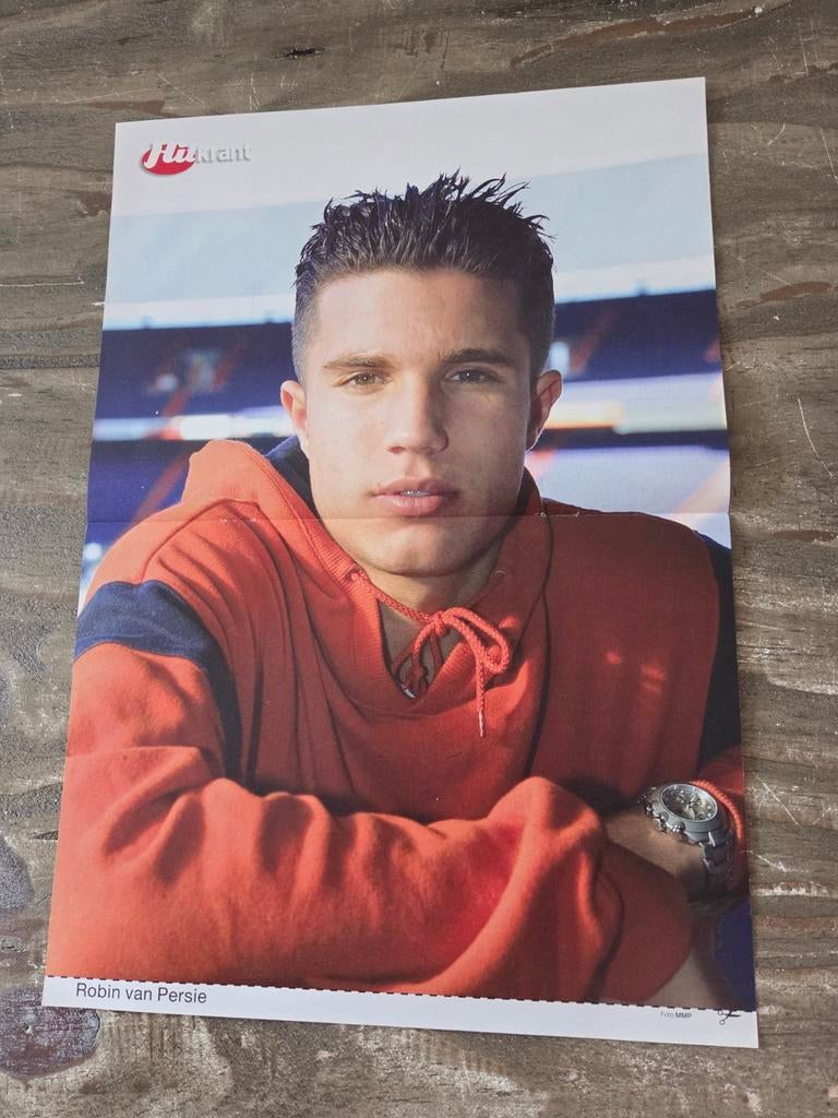 Poster: Robin van Persie - Feyenoord, Ophalen of Verzenden, Zo goed als nieuw, Feyenoord, Poster, Plaatje of Sticker
