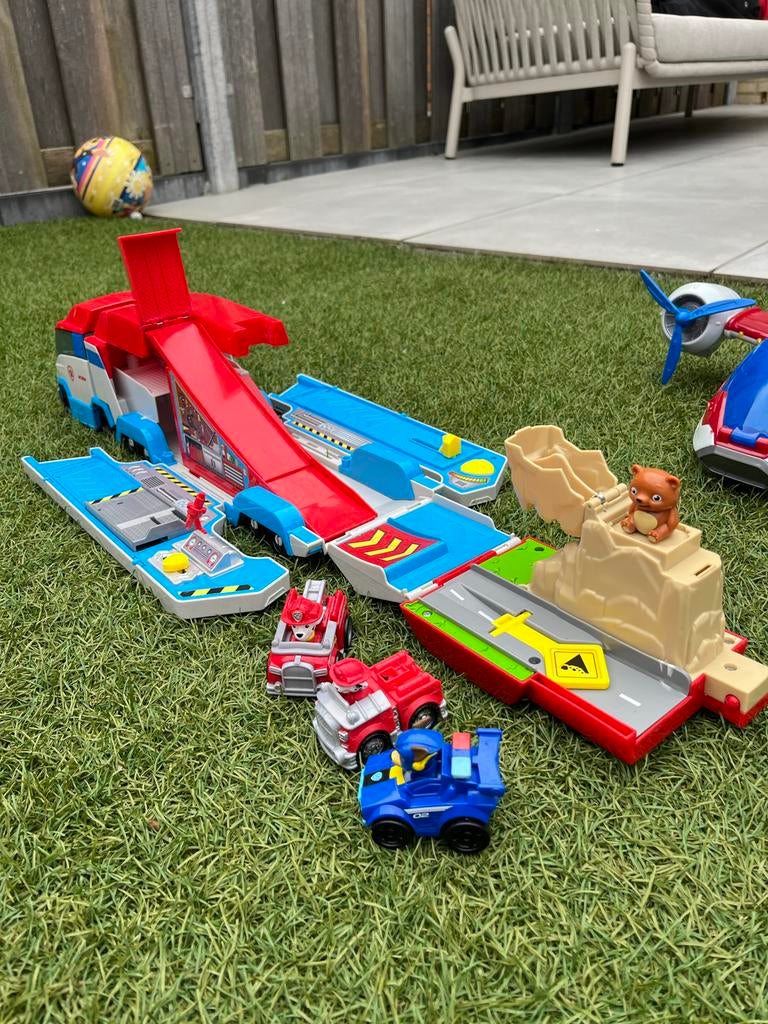 Paw Patrol Patroller met voertuigen en speelset, Ophalen of Verzenden, Gebruikt, Jongen of Meisje