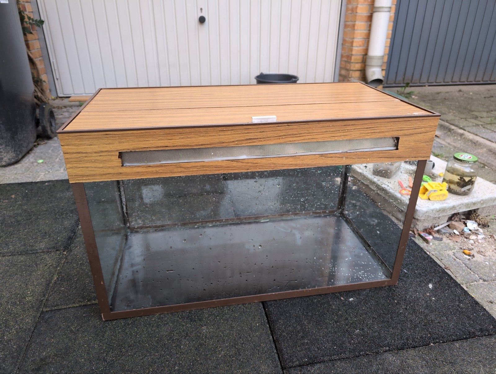 aquarium terrarium, Ophalen, Gebruikt, Leeg aquarium