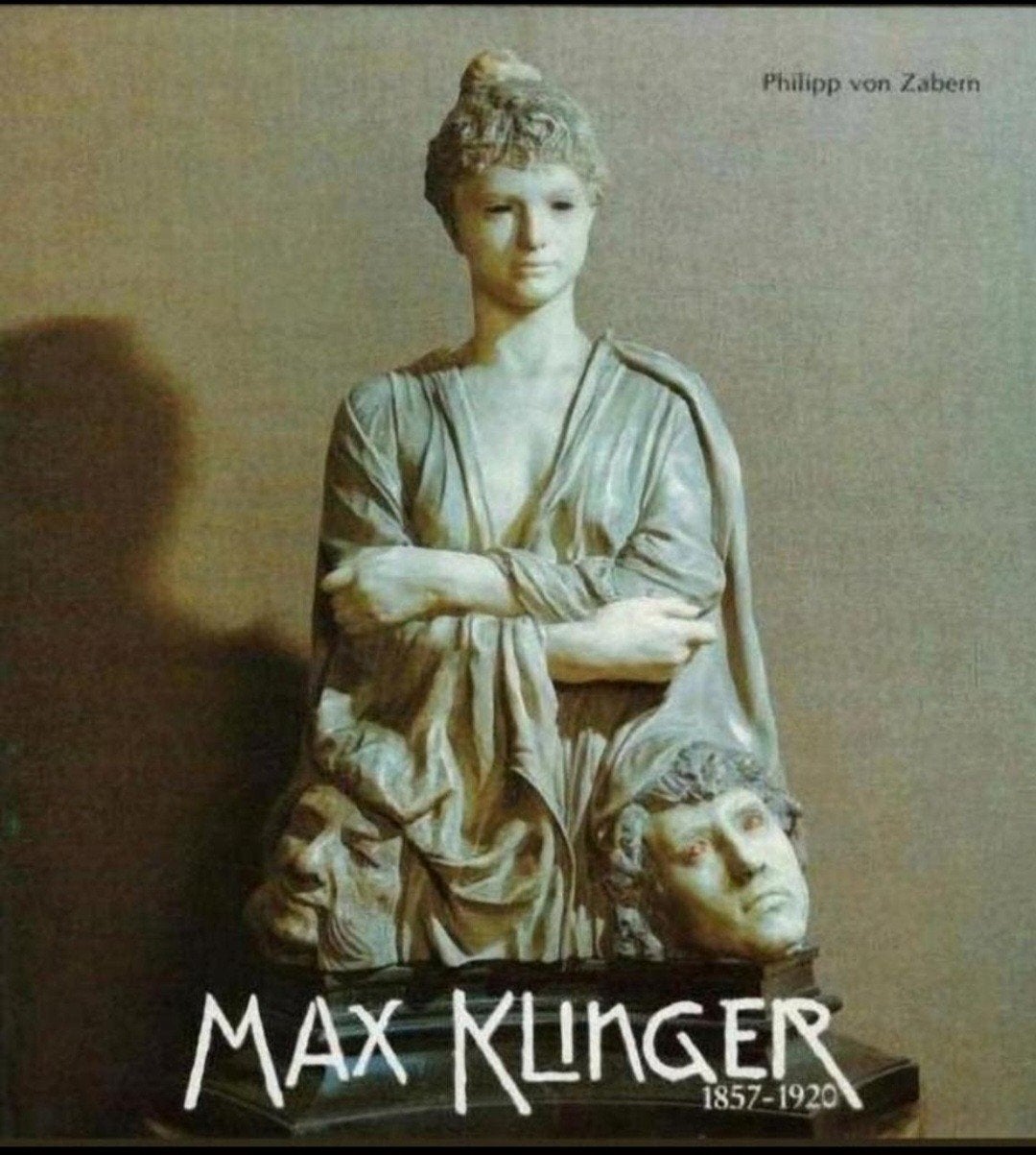 MAX KLINGER Symbolisme hardcover, Verzenden, Zo goed als nieuw