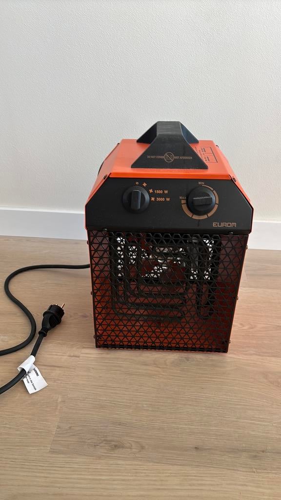 Bouw kachel heater nieuw eurom 1500/3000W, Doe-het-zelf en Verbouw, Verwarming en Radiatoren, 30 tot 80 cm, Minder dan 60 cm, Ophalen of Verzenden